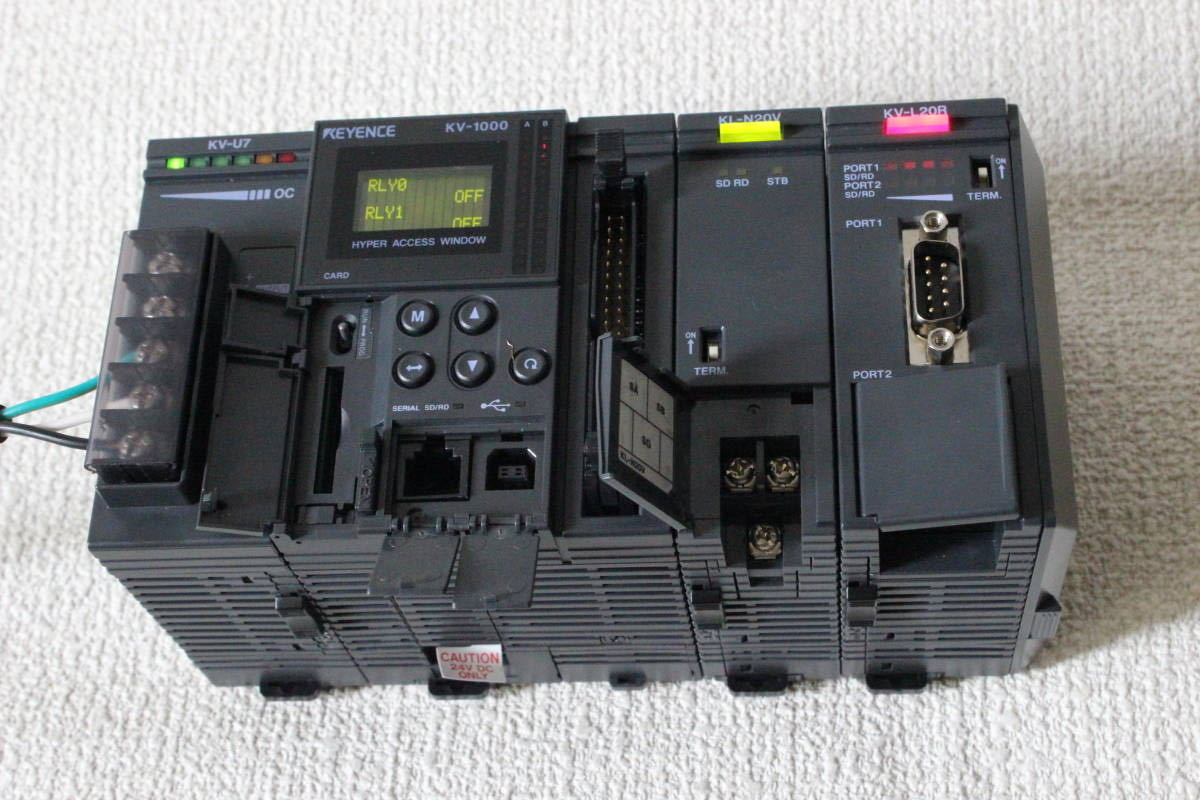 KEYENCE キーエンス PLC シーケンサ KV-1000 KV-P7 KL-N20V KV-L20R