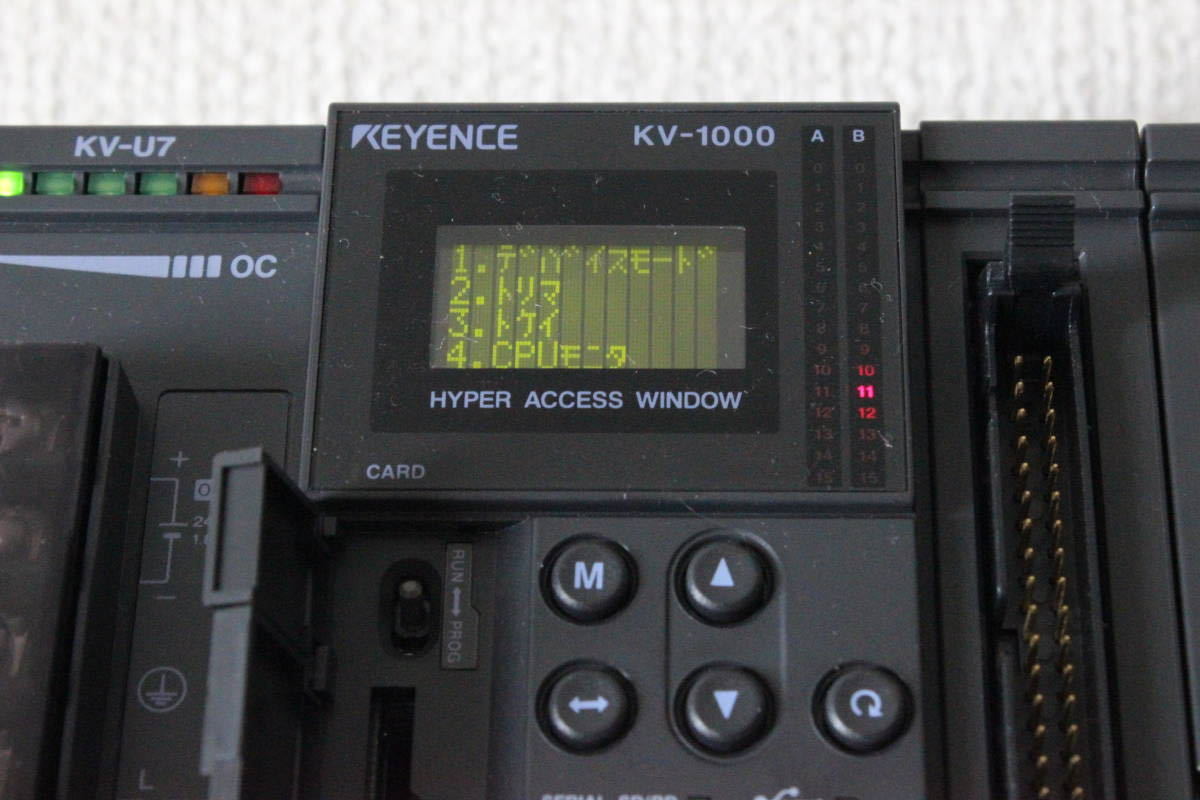 KEYENCE キーエンス PLC シーケンサ KV-1000 KV-P7 KL-N20V KV-L20R