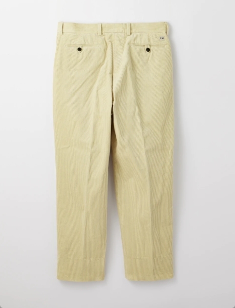 2021AW ENDS AND MEANS Grandpa Cord Trousers Ivory and Grandpa