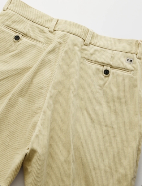 2021AW ENDS AND MEANS Grandpa Cord Trousers Ivory and Grandpa