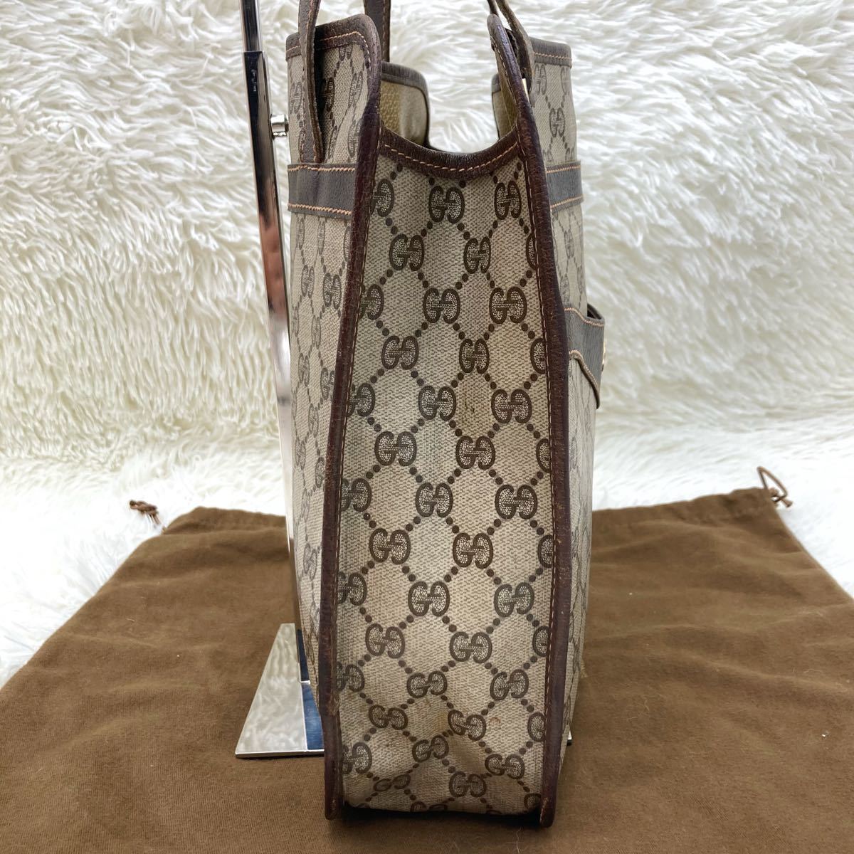 1円 ［定番］ GUCCI グッチ トートバッグ GG柄 インターロッキング PVC