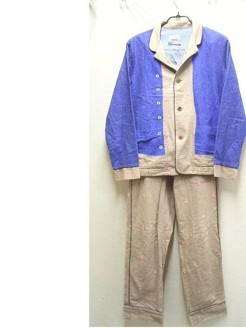 ◇即決[2]UNDERCOVERISM J4002-1 12AW コットンネルパジャマ 