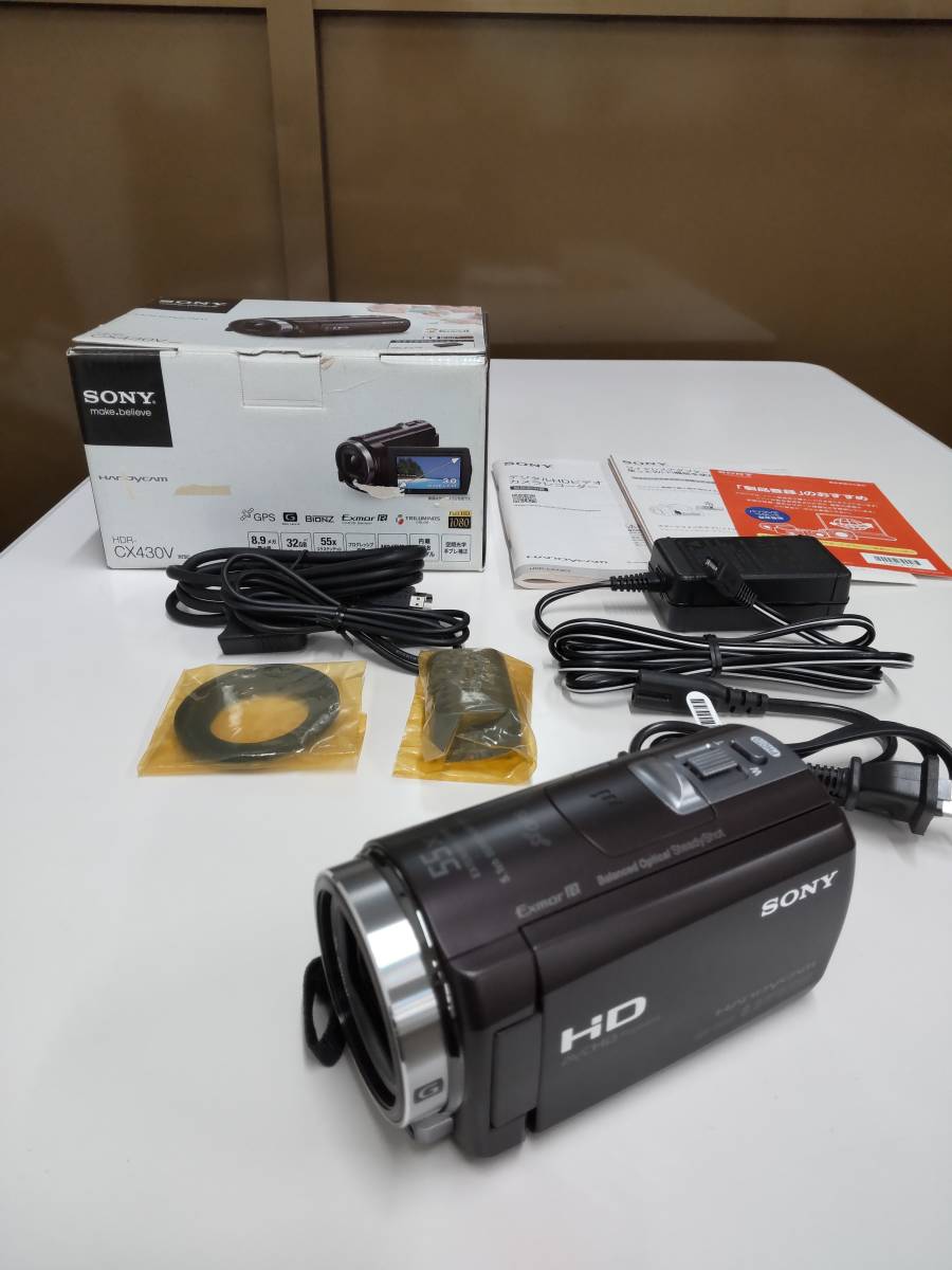 未使用品 ソニー（SONY） Handycam HDR-CX430V HDD32GB内蔵/光学30倍