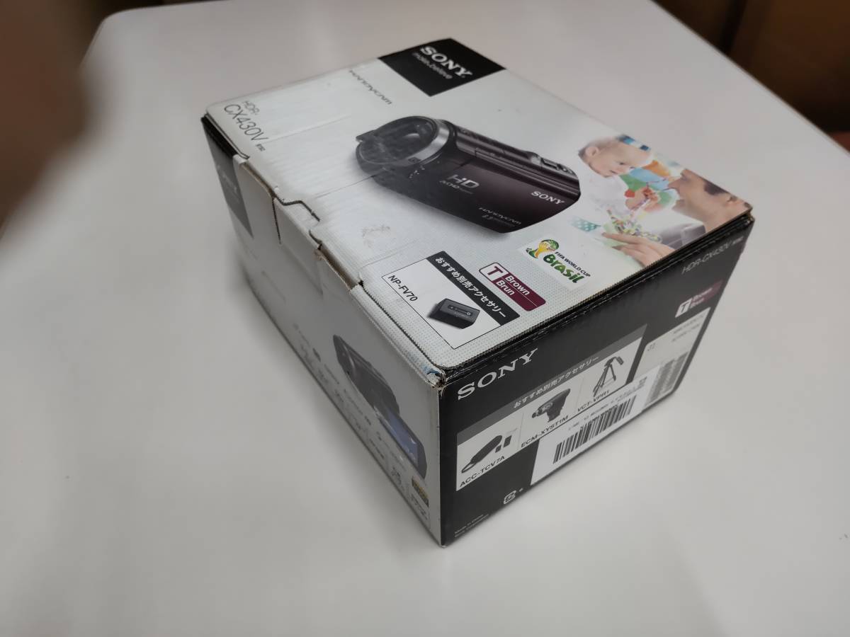 未使用品 ソニー（SONY） Handycam HDR-CX430V HDD32GB内蔵/光学30倍