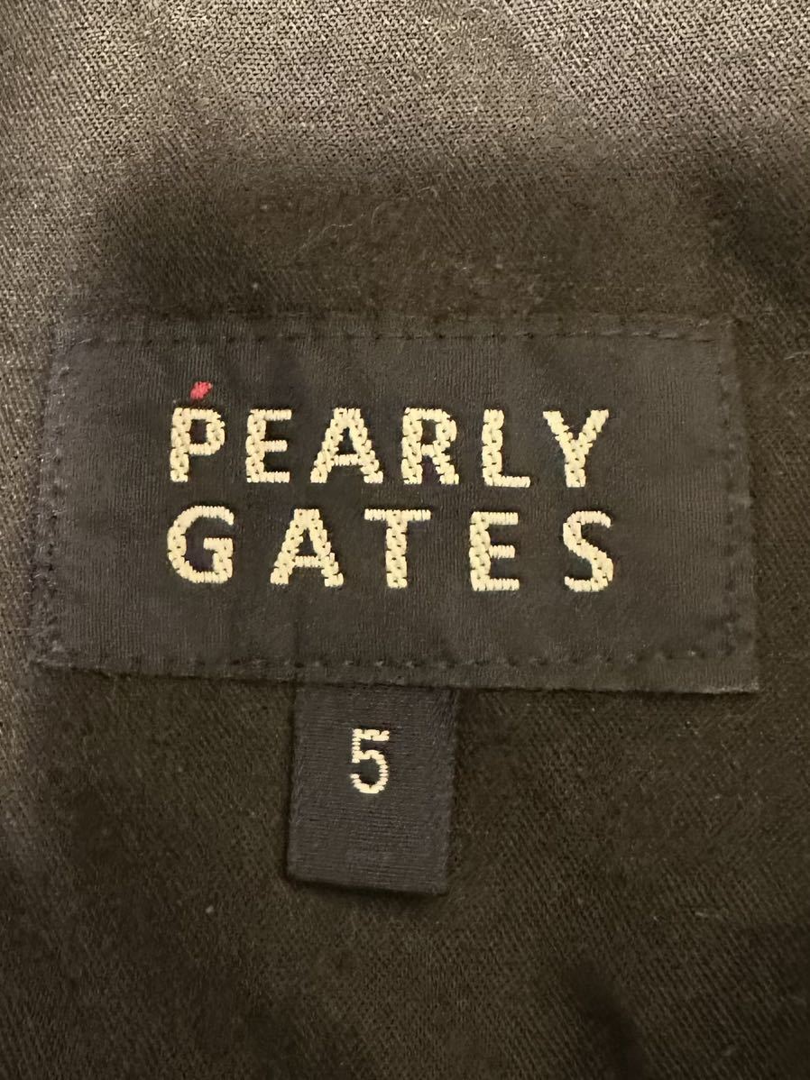 パーリーゲイツ☆ストレッチパンツ メンズ サイズ5 ウエスト86 ロゴ