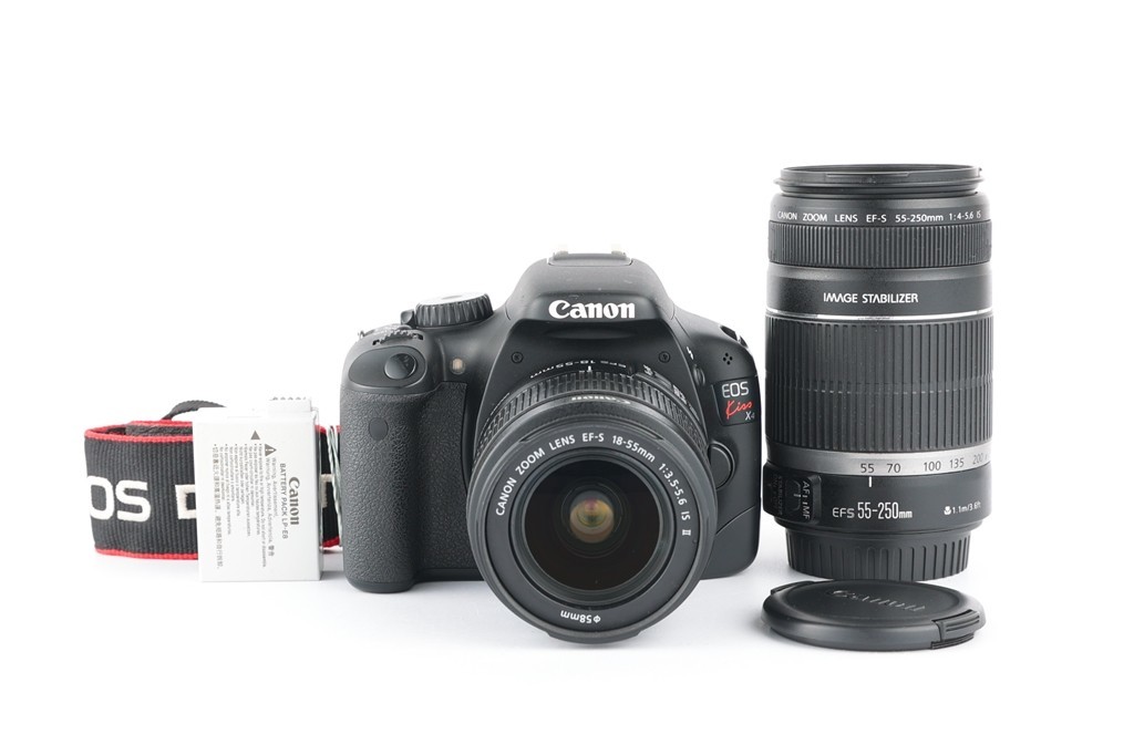 03321cmrk Canon EOS Kiss X4 + EF-S 18-55mm IS 55-250mm IS ダブルズーム