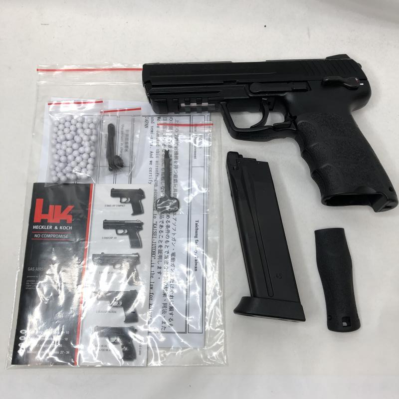 東京マルイ HK45 ガスブローバック 未使用ガス缶2本とBB弾セット ミリタリー 東京マルイ HK45 ガススローバック BB弾入りボトル2本サービス