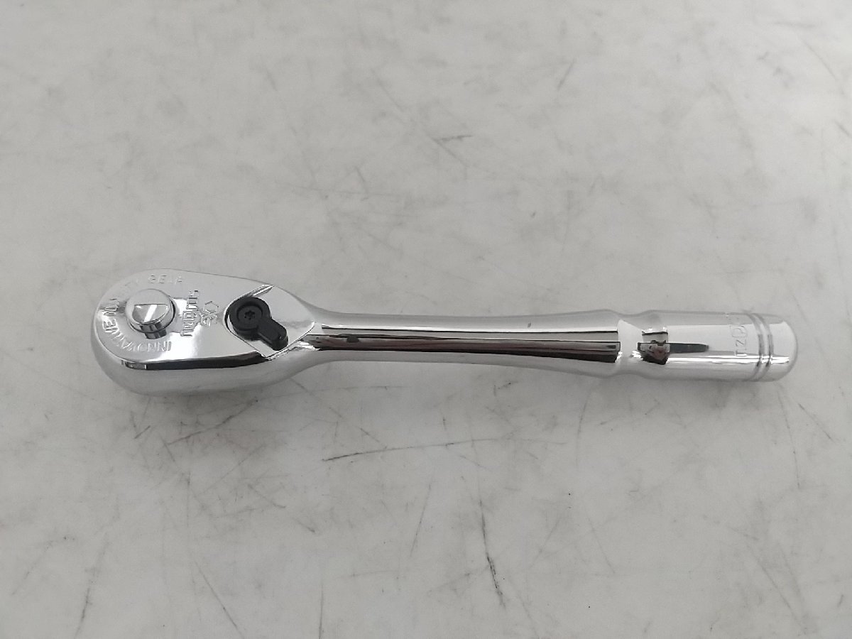 【未使用品】【値下げしました】nepros 9.5sq.コンパクトラチェットハンドル NBRC390　ITF1I3083JMS ネプロス nepros 9.5sq.コンパクトショートラチェットハンドル 9.5sq.コンパクトラチェットハンドルNBRC390 コンパクトラチェットハンドル+スピン ＫＴＣ