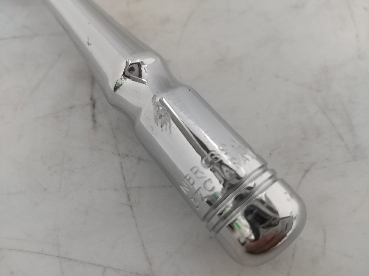 【未使用品】【値下げしました】nepros 9.5sq.コンパクトラチェットハンドル NBRC390　ITF1I3083JMS ネプロス nepros 9.5sq.コンパクトショートラチェットハンドル 9.5sq.コンパクトラチェットハンドルNBRC390 コンパクトラチェットハンドル+スピン ＫＴＣ