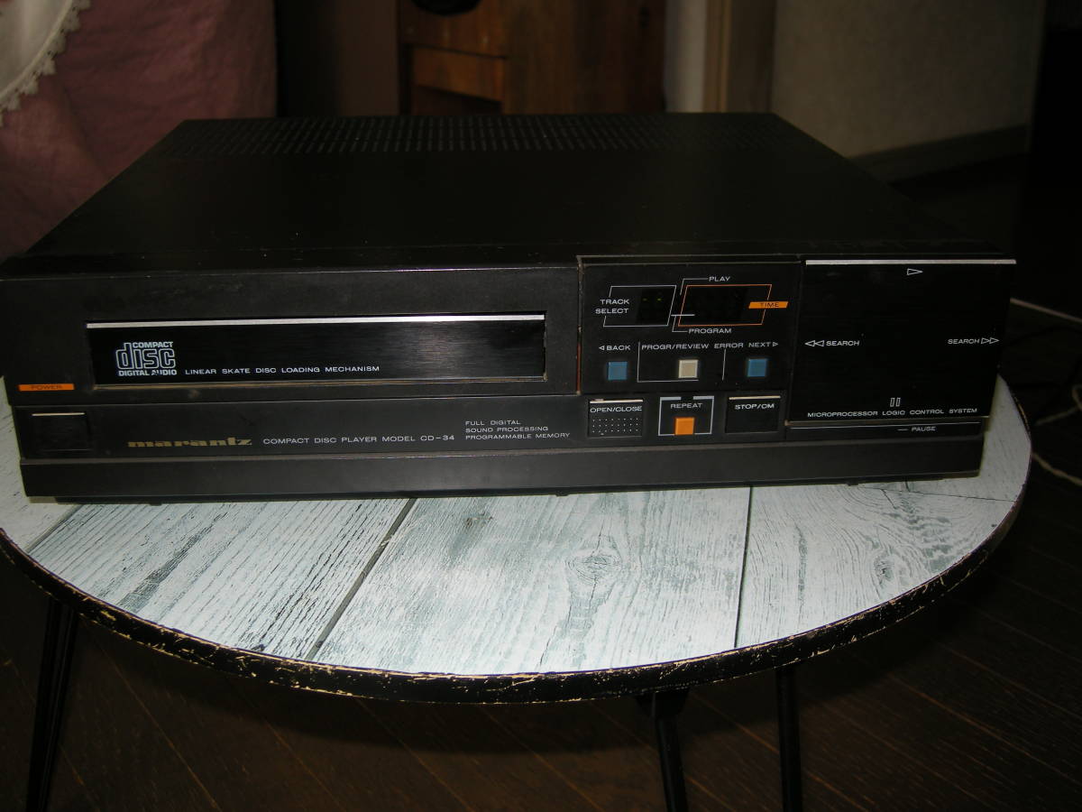 CD-34 マランツ CDプレーヤー marantz 通電OK 破損 ジャンク 動作