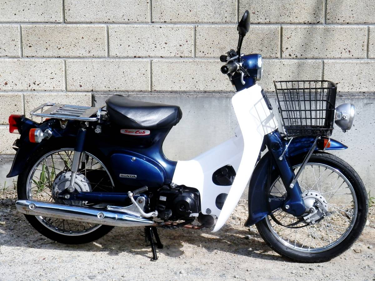 ホンダ プレスカブ50FI AA01 走行21348㎞ バスケット＆グリップヒーター付