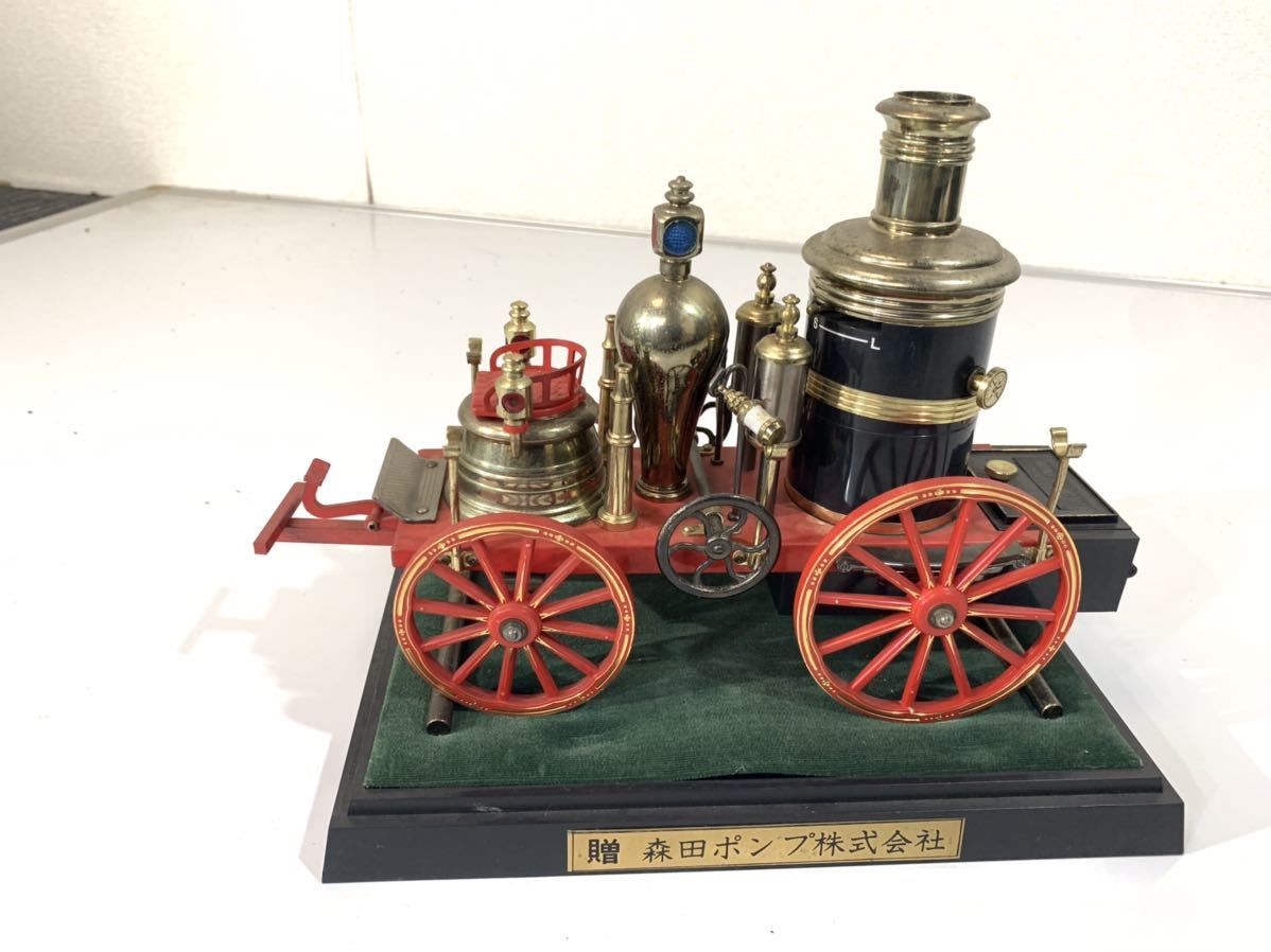 ガスライター THE MISSISSIPI 馬引消防車 1869年 STEAM FIRE ENGINE