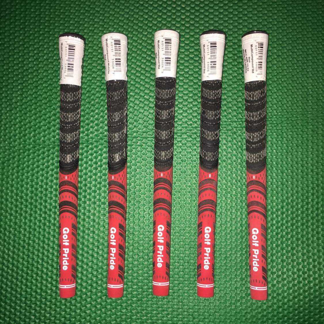 レッド5本 Golf Pride NEW DECADE MCC 60R バックライン無し ☆ ゴルフ