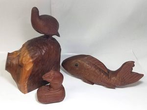 鯉 木彫のYahoo!オークション(旧ヤフオク!)の相場・価格を見る｜Yahoo