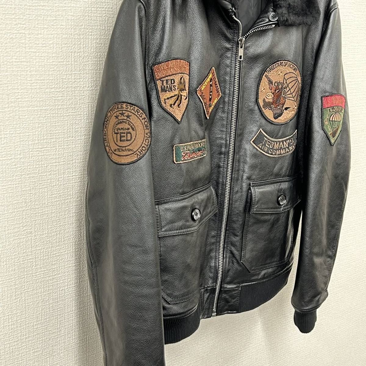 フライトジャケット TEDMAN A-2 レザー (テッドマン) エフ商会 