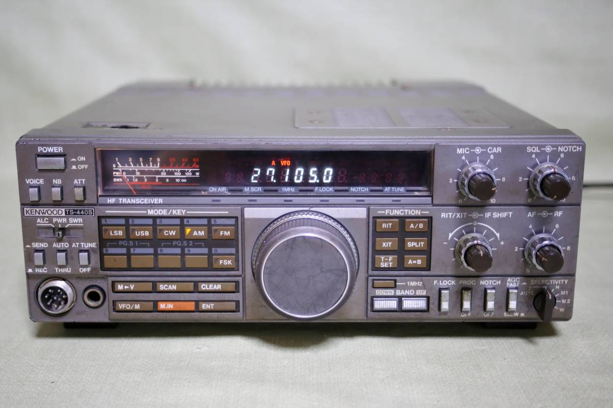 TS-440S Yahoo!オークション ケンウッド TS-440S HF帯 100W 無線機