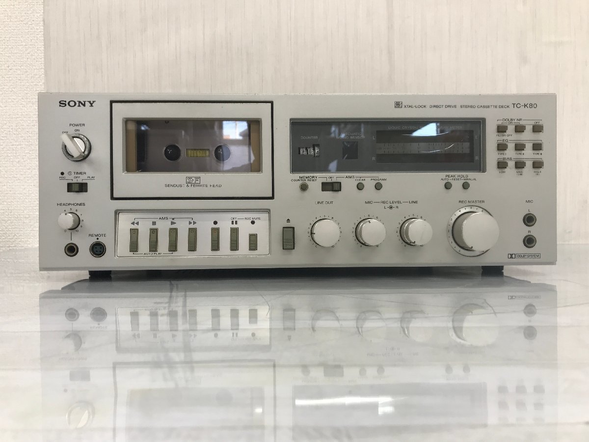 ※m1506 ジャンク SONY ソニー カセットデッキ TC-K80 ソニー SONY ジャンクSONY JSONY テスト時録音再生可能ジャンク TC-K555ESX