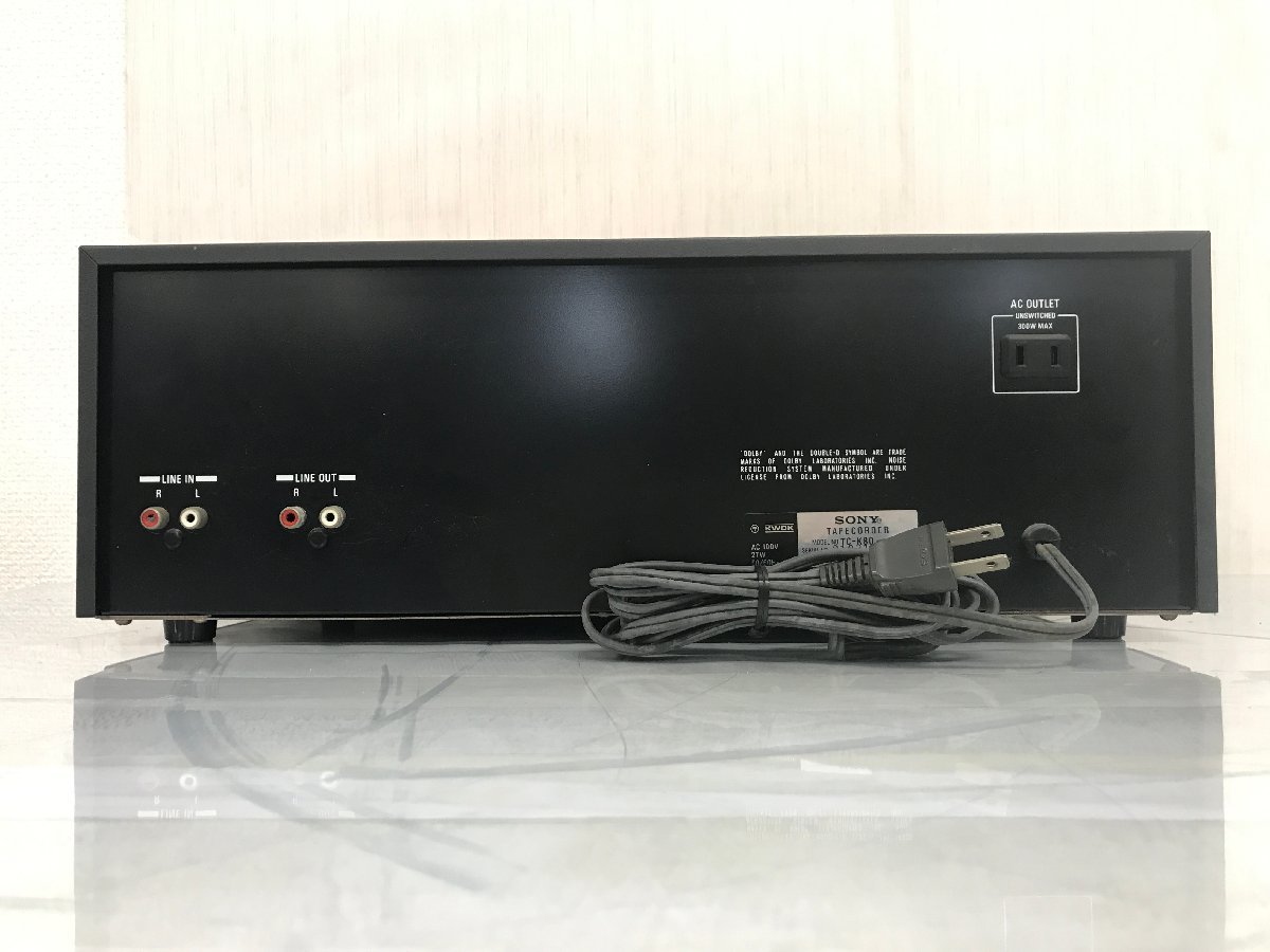 ※m1506 ジャンク SONY ソニー カセットデッキ TC-K80 ソニー SONY ジャンクSONY JSONY テスト時録音再生可能ジャンク TC-K555ESX