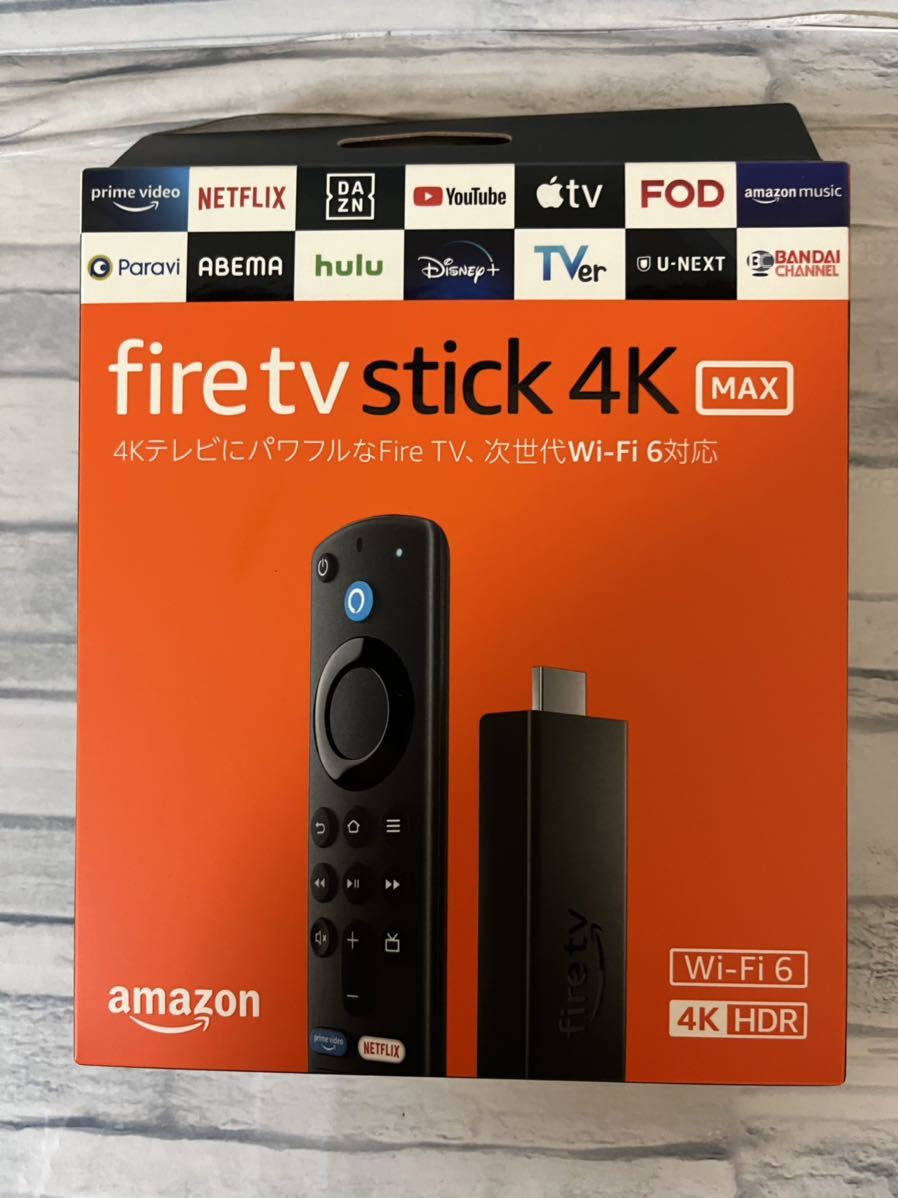 Fire TV Stick 4K Max - Alexa対応音声認識リモコン(第3世代)付属