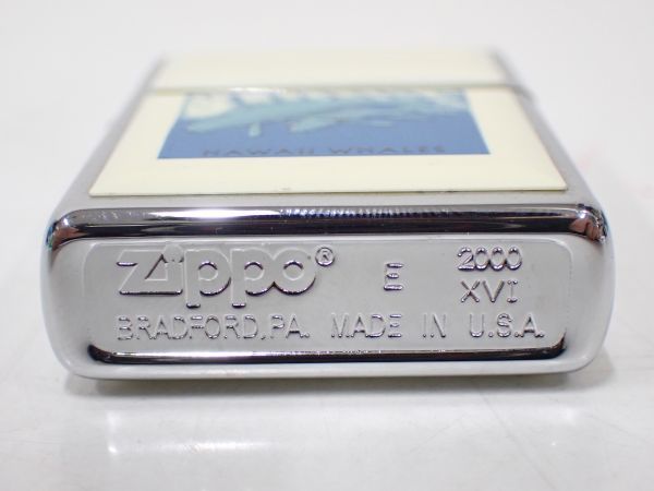 豊20DZX/6A□ZIPPO ジッポ ライター HAWAII WHALES BRADFORD.PA. XVI