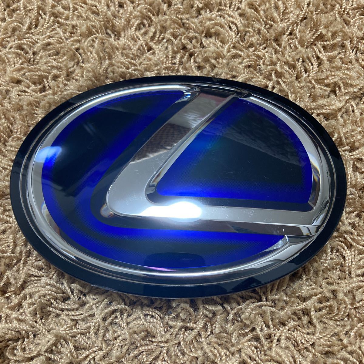 LEXUS レクサス フロント エンブレム グリル ヒートブルー 