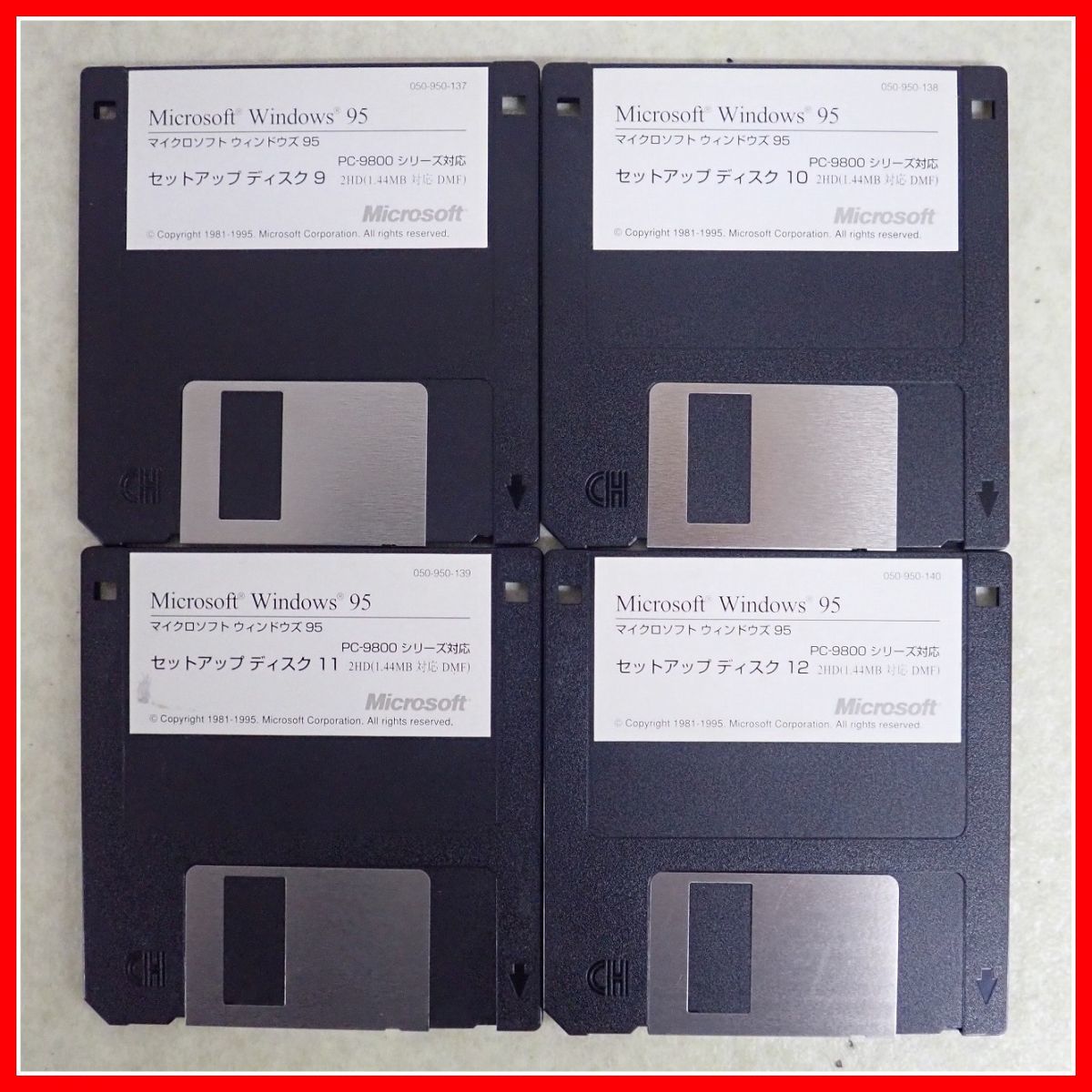 ◇Microsoft 3.5インチFD版 Windows95 オペレーティングシステム PC 