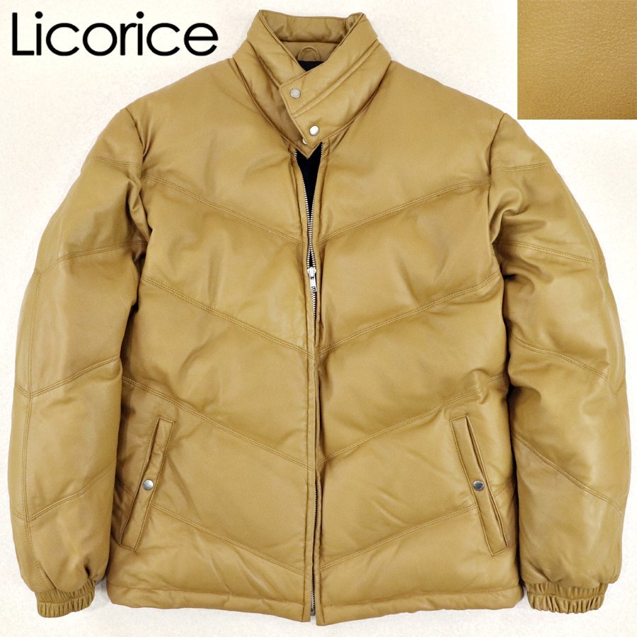 定価￥82,950 美品 ドウシシャ LICORICE リコリッシュ 羊革 ラム 