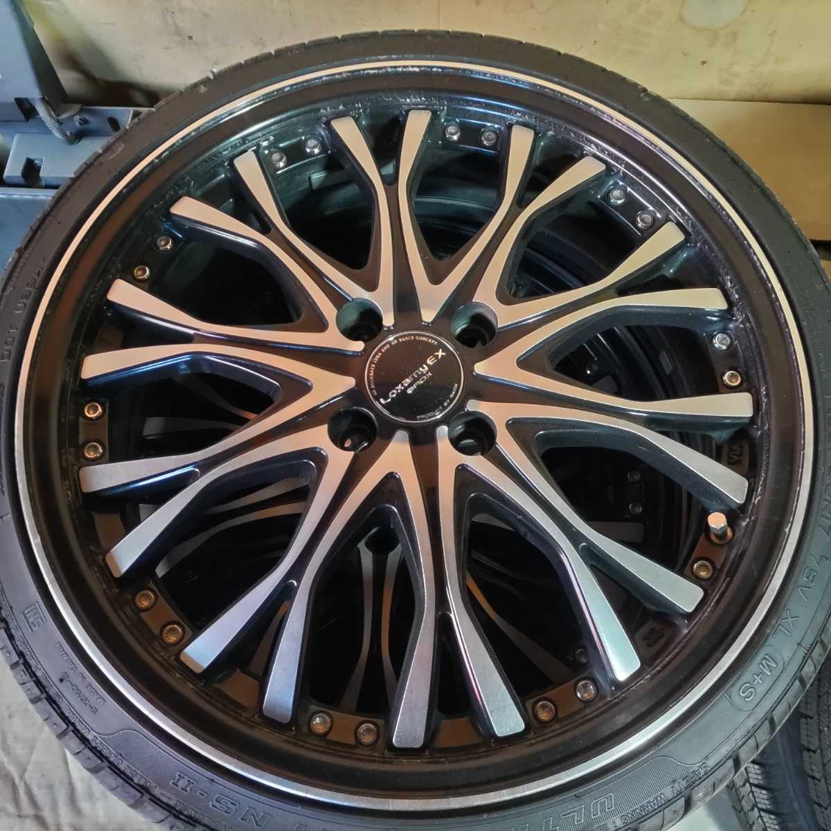 ロクサーニ17インチホイール ナンカンNS-2 165/40R17 4本セット バリ溝 