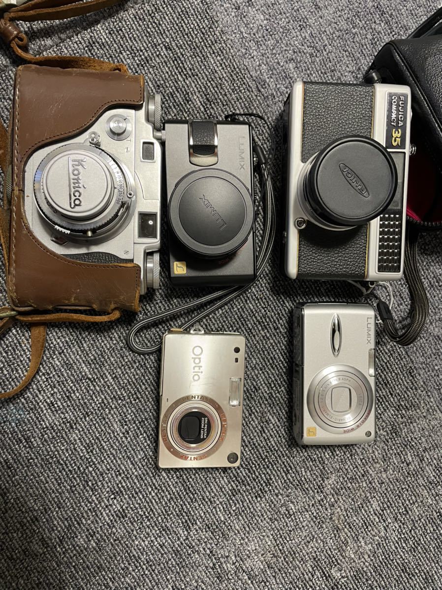 OLYMPUS デジカメ ジャンク まとめ売り KONICA OLYMPUS デジカメ レトロ ジャンク品まとめて