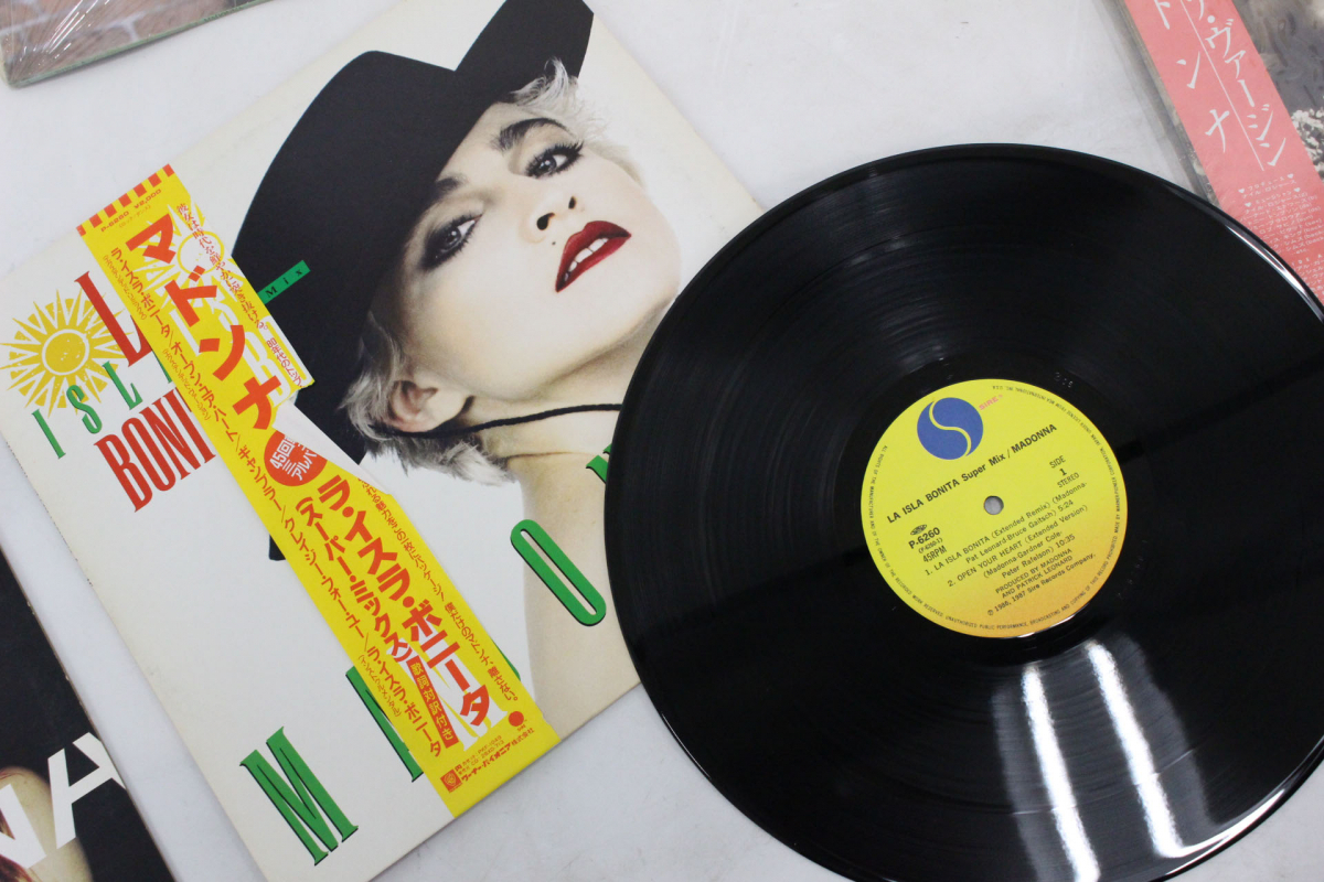 行董】 帯付きあり MADONNA マドンナ 洋楽 レコード LP盤 9枚まとめ Like a