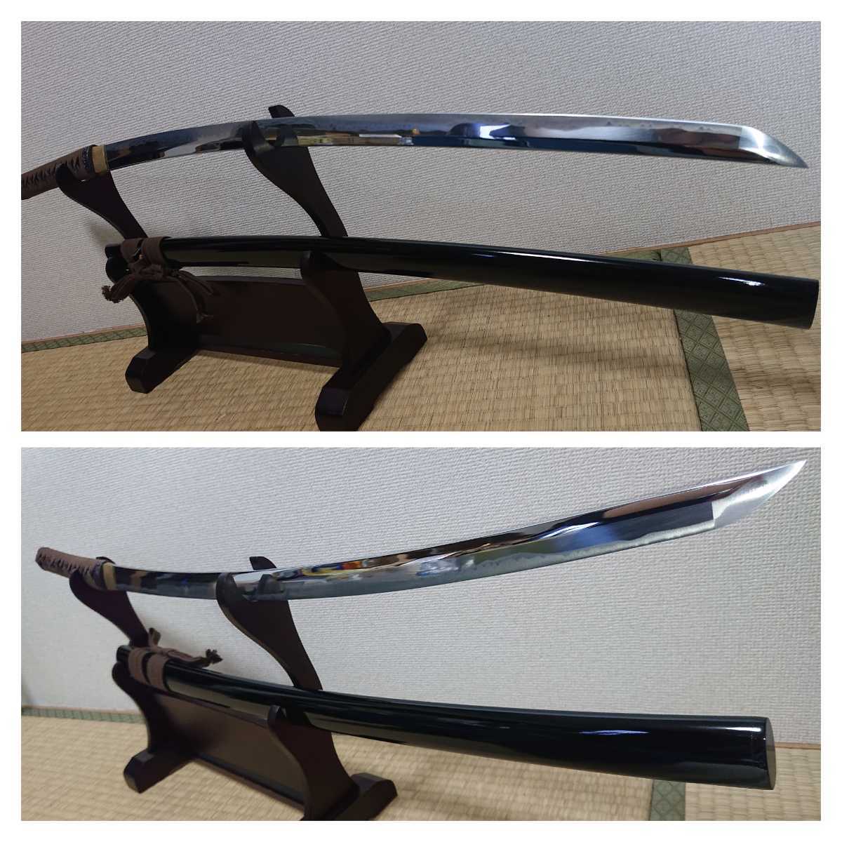 合口 高級 居合刀 上杉家重宝【姫鶴一文字】別焼 刀身 美品 模造刀 刀