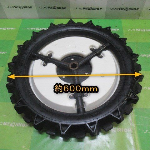 青森 田植機 タイヤ 600X60 前輪 タイヤ 一本 直径 600㎜ 田植え 車輪 乗用 パーツ 部品 中古品
