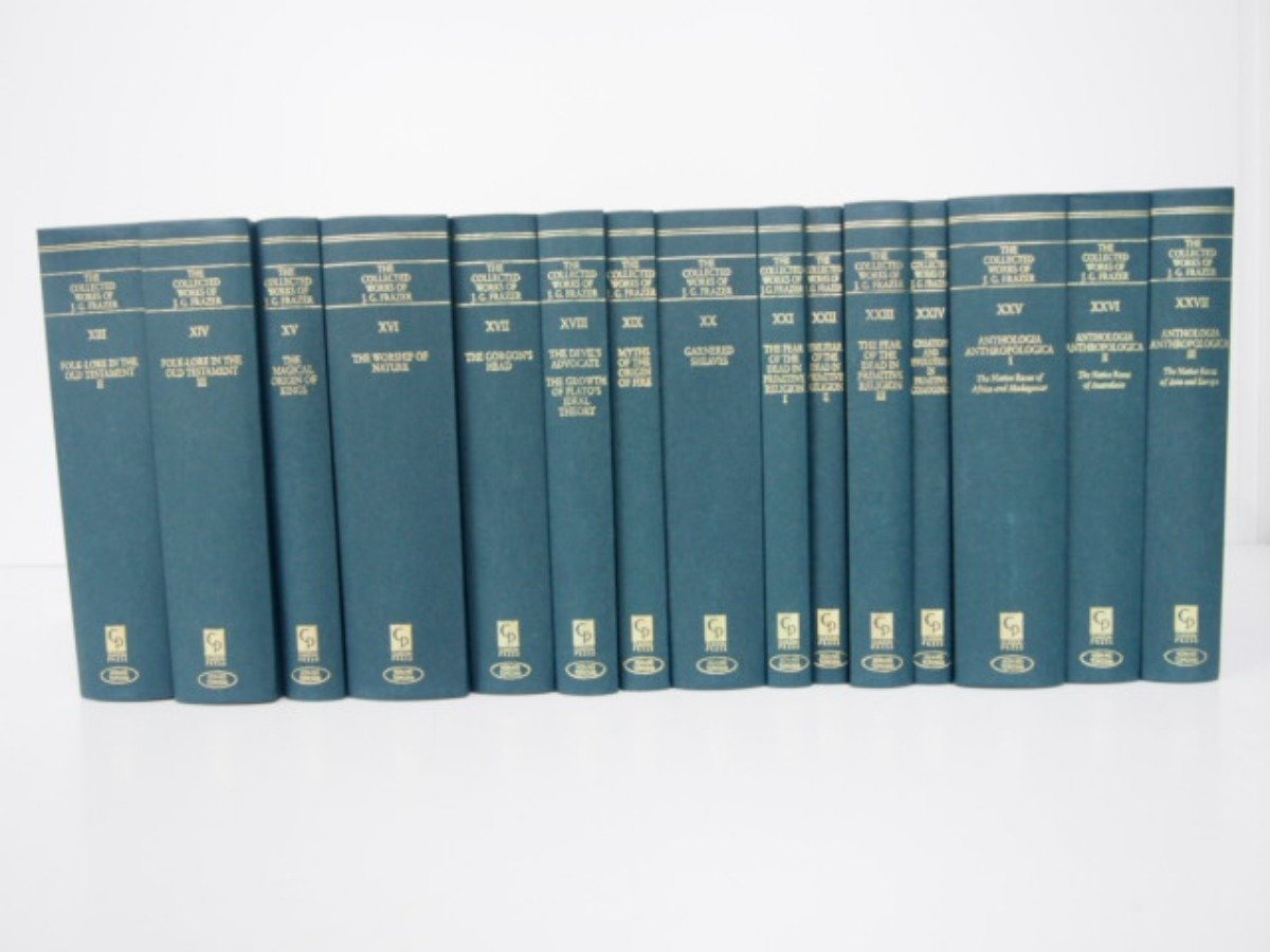 ▽2 【洋書27冊 THE COLLECTED WORKS OF J.G.FRAZER】075-02210♪ ▽1