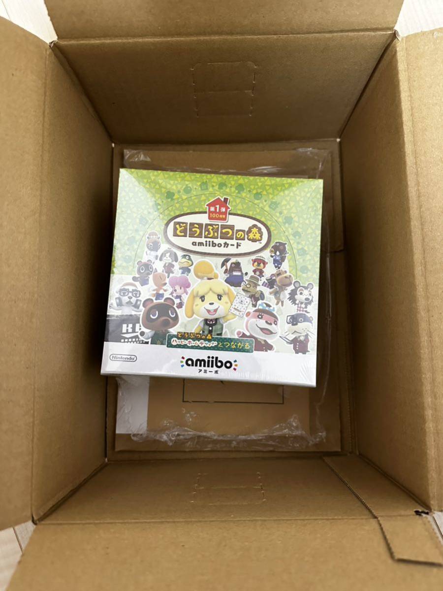 どうぶつの森amiiboカード 第1弾 BOX 未開封 シュリンク付き