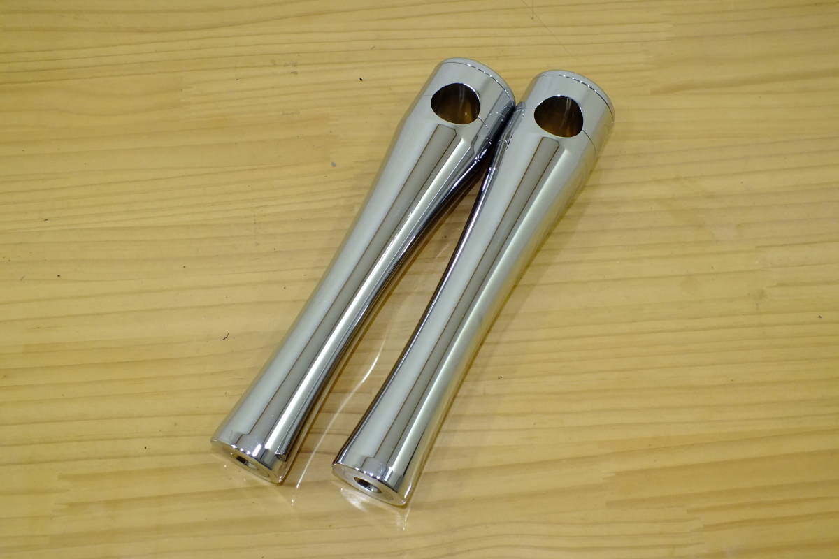 ⁄ ハンドルポスト 汎用 | ライザー ブラック バイク 25.4mm)用 