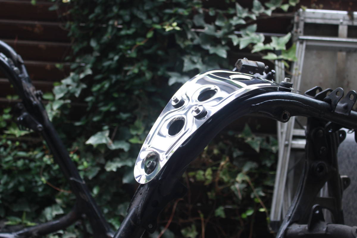 SR400ステンレス バーリングアンダーガード ロング Yahoo!オークション