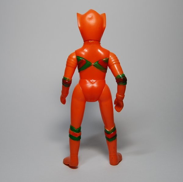 オレンジファイター トリプルファイター ソフビ ☆ ブルマァク 円谷  