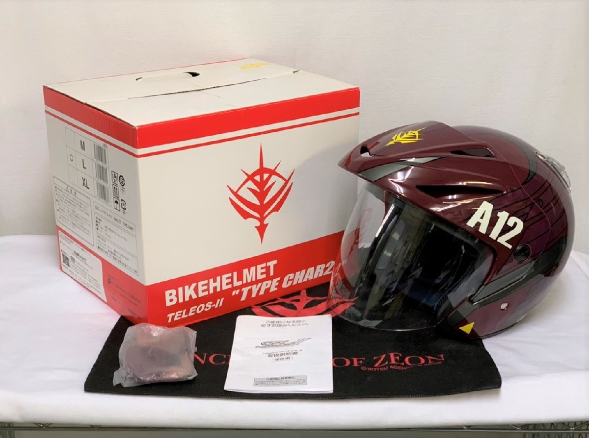 ▽ジャンク OGK バイクヘルメット A12 テレオスⅡ系 TYPE CHAR2 サイズ