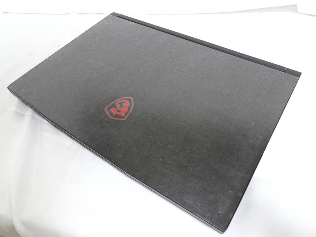 超美品 msi ゲーミングノート Windows11 第9世代 Core i7 9750H 