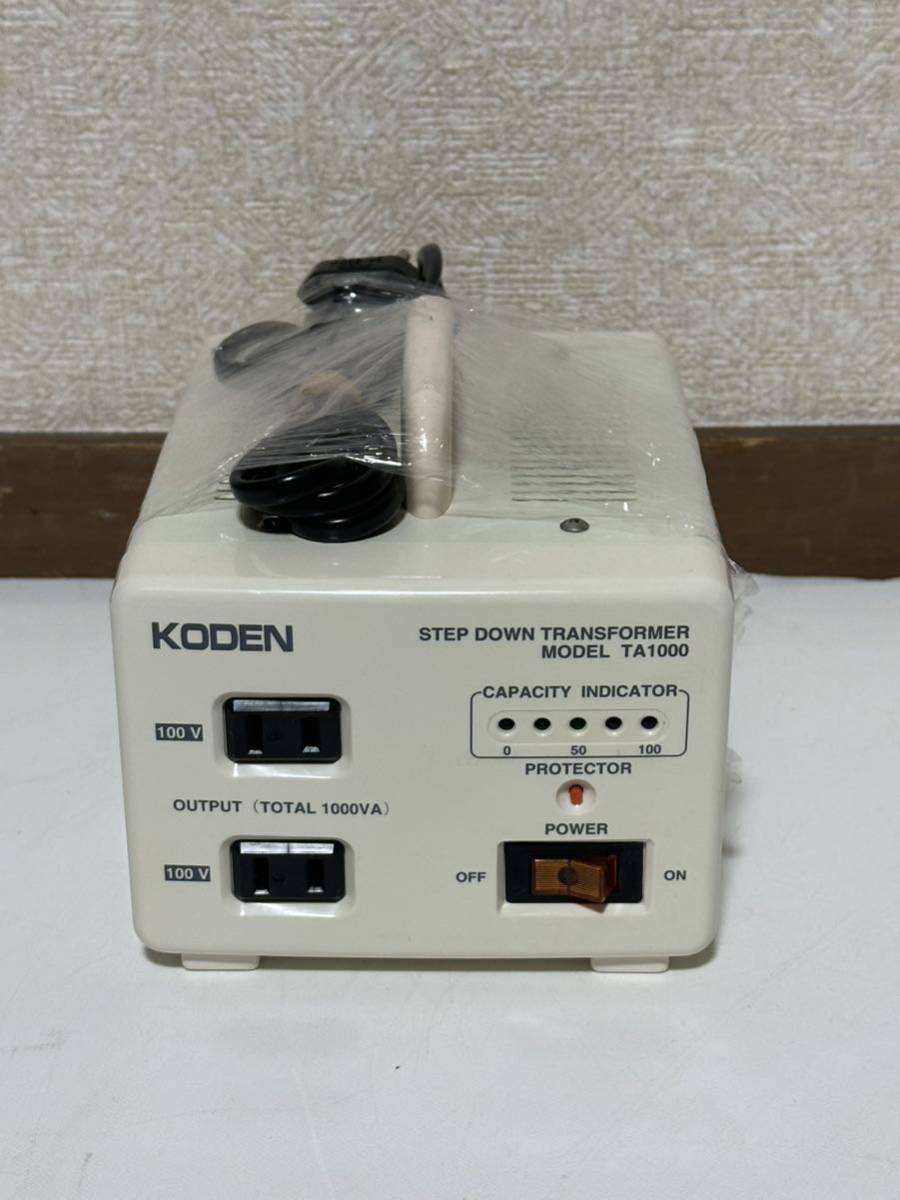 KODEN TA1000 海外旅行用トランス 220V~240V-100V KODEN 変圧器 item