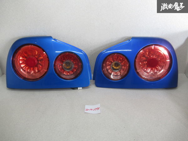 社外 メーカー不明 ER34 スカイライン 2ドア LED テールライト ランプ レンズ 左右セット NR34-TMR1 NR34-TMR2 レンズ割れ無し 即納 棚P-3