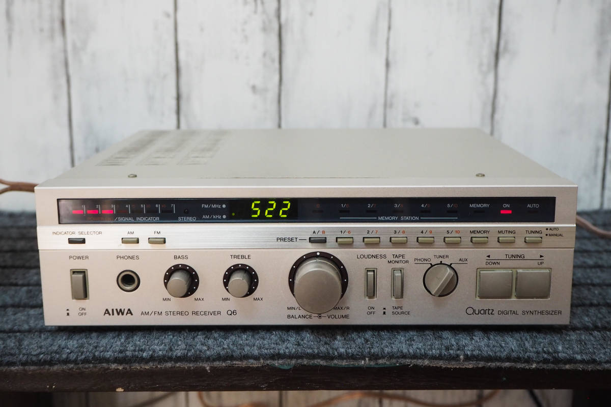 【動作品ジャンク】AIWA Q6 懐かしのミニレシーバー　アイワ（オマケ付） - Yahoo!オークション 動作品ジャンクAIWA 羽田電器産業 ステレオ事業部 aiwaより、懐かしのデザインで現代のトレンド機能を備えた