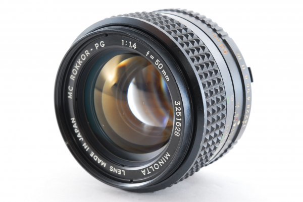12145★ 美品 ★ ミノルタ MINOLTA MC ROKKOR-PG 50mm F1.4