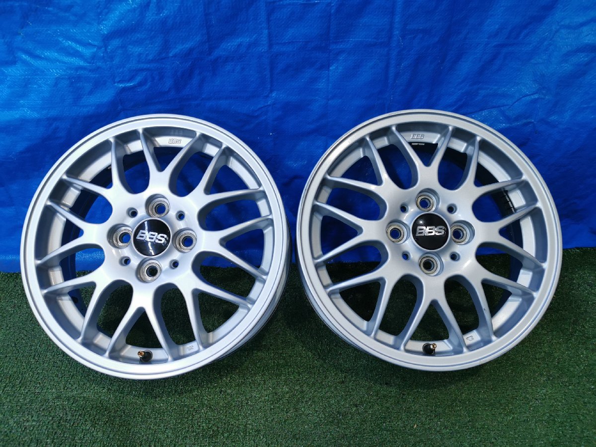 ● ホイール 2本 ダイハツ 純正 BBS コペン 15x4.5J+45 100 4H コペン BBS 15インチ ミライース 車用 その1
