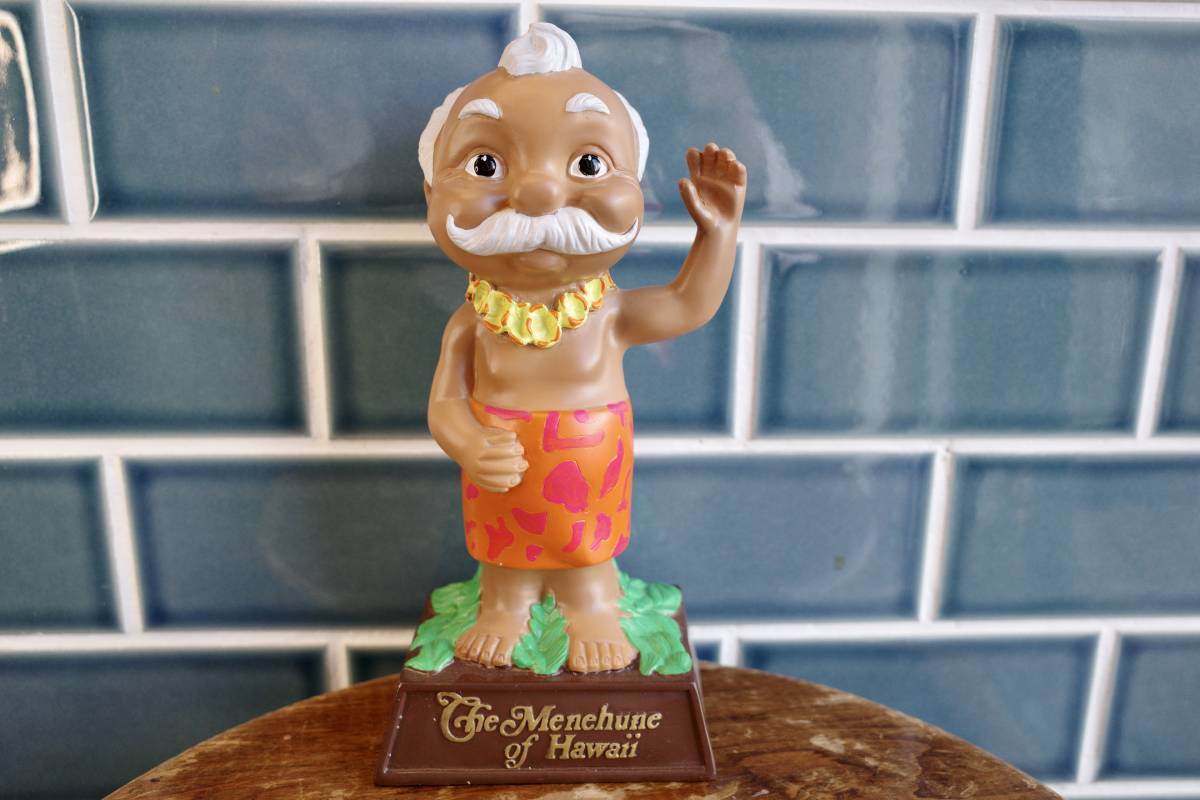 新品 メネフネ Menehune レジンドール 置物 ハワイ 世田谷ベース