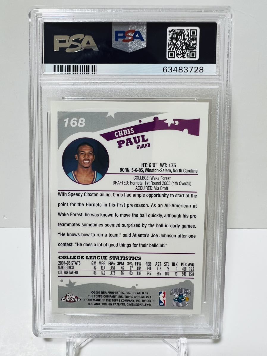 0 Paul Chris PSA 1 RC Rookie | Topps GEM MINT CHRIS Deck Upper
