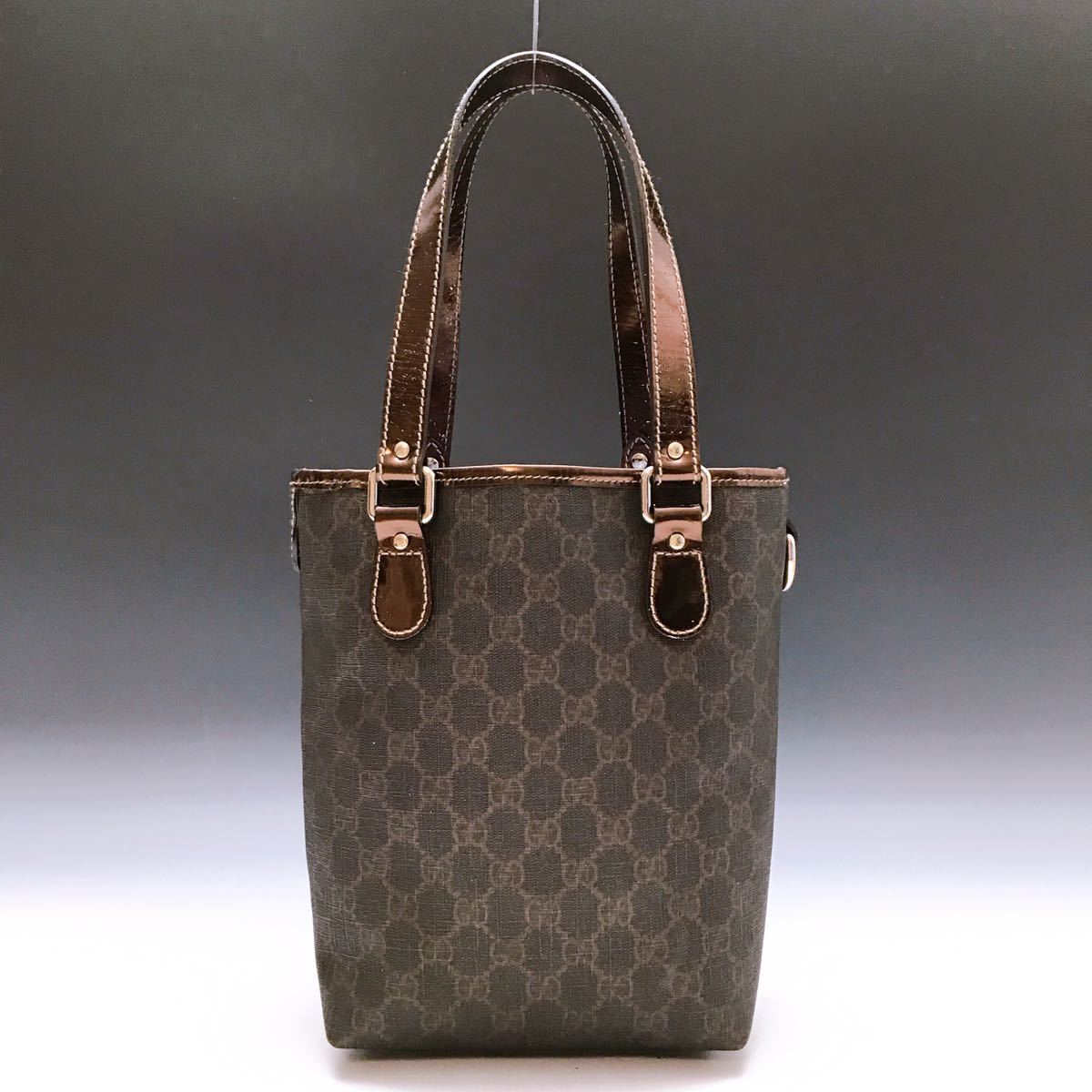 Gucci GG柄 ハンドバッグ Dリング ブラウン グッチ GUCCI ハンドバッグ GG柄 レディース GGキャンバス ブランド
