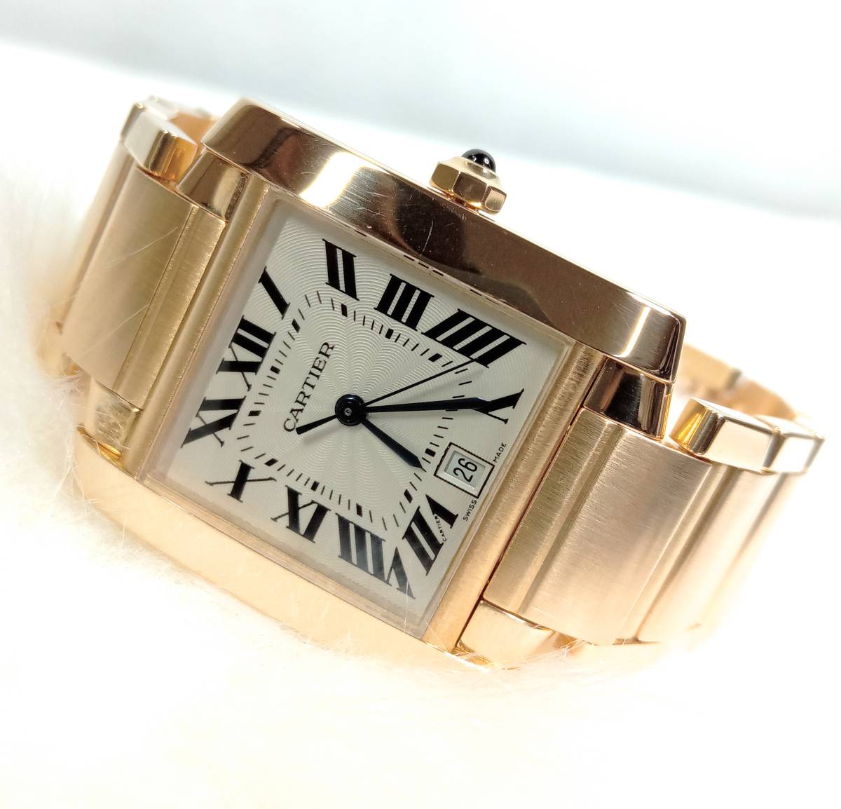 Cartier タンク 針状 フランセーズ（クリーニングキット付属）
