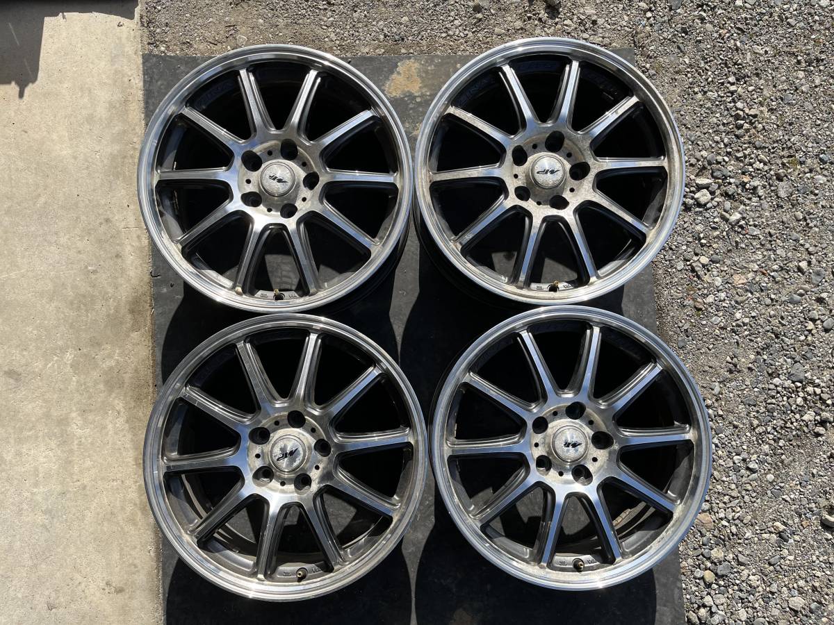 ZINA LITE ZL101 17inch 7J ホイール4本 PCD114.3 ZINA ジーナ MP LITE 