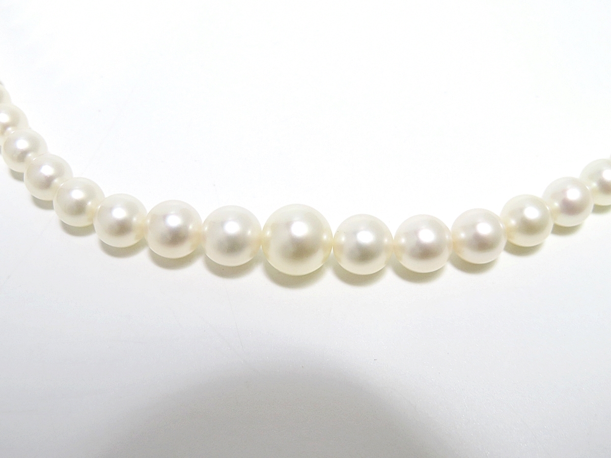 M SIL 刻印】MIKIMOTO ミキモト ビンテージ パール ネックレス